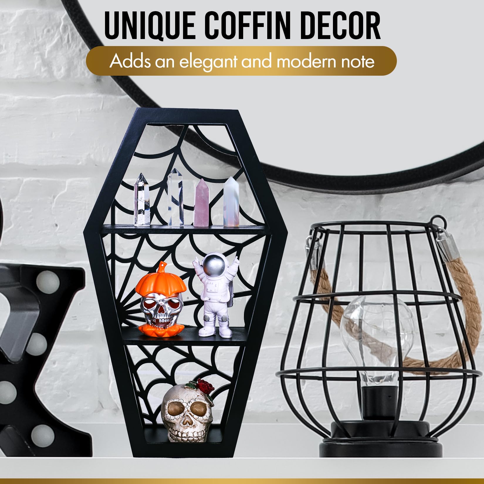 SBS TABLE TOP (COFFIN) OD×SV Amazon.com: Beaupretty Coffin Storage Rack Table Top Shelves